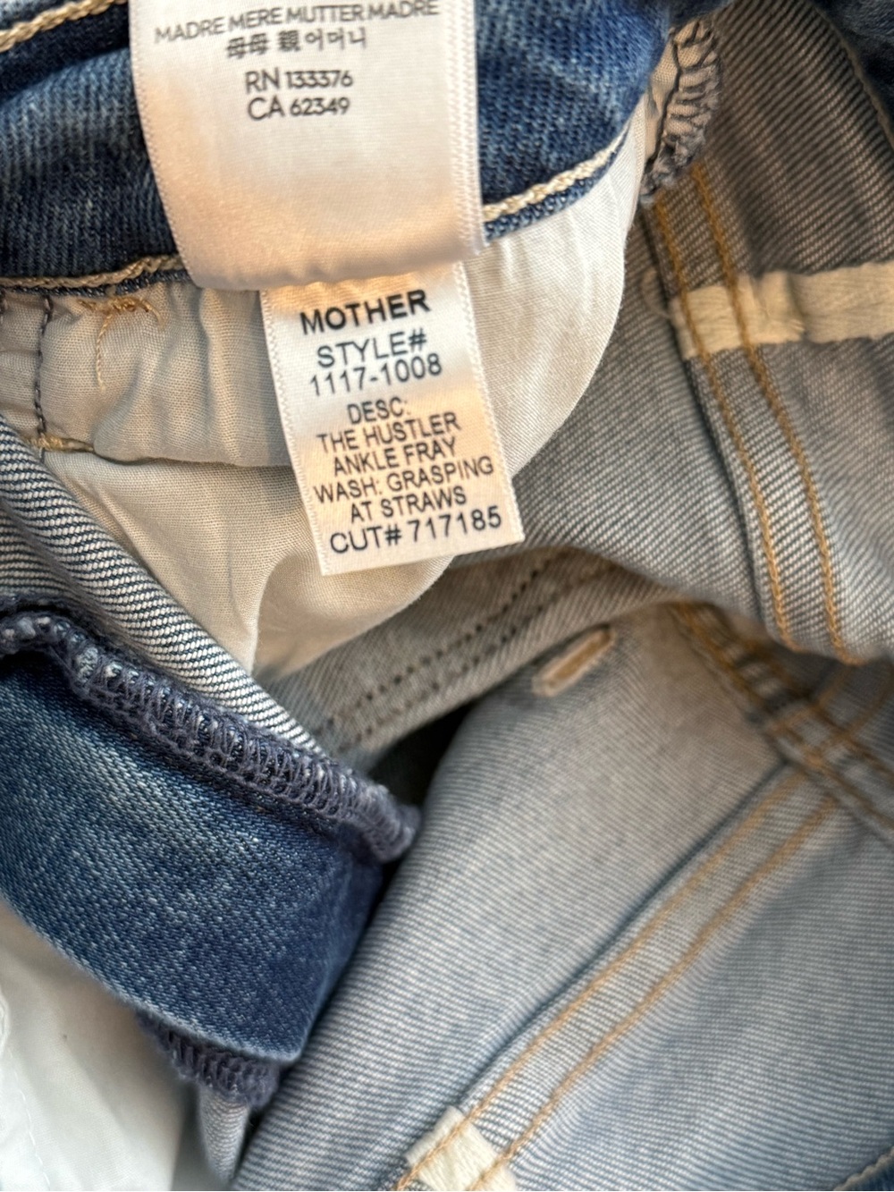 Mother The Hustler Ankle Fray Jeans - Picture 6 of 7